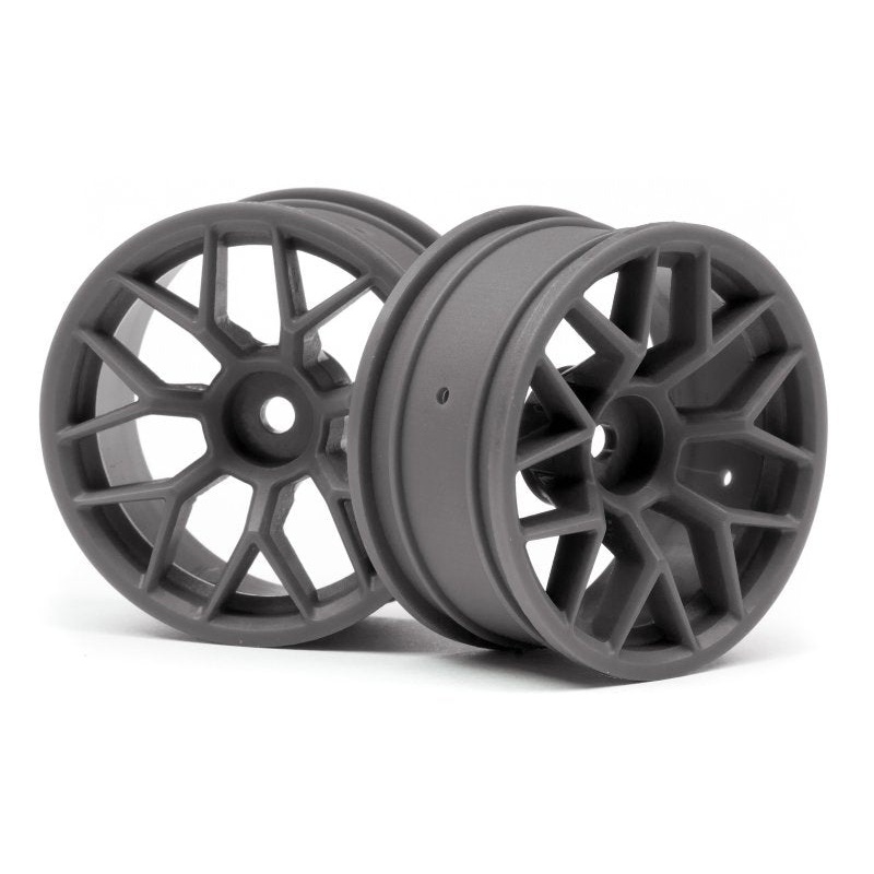 HPI Racing 112812 1/10 Wheels RTR 6mmOS Gunmetal (2)