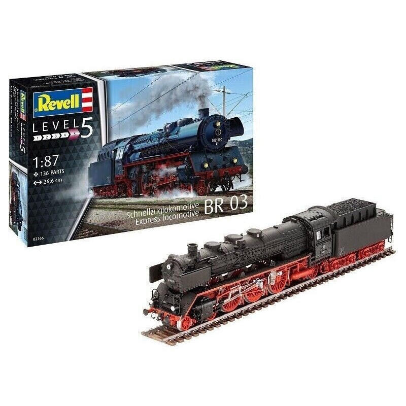 Revell 02166 1/87 STD EXPRESS LOCO W/TENDER