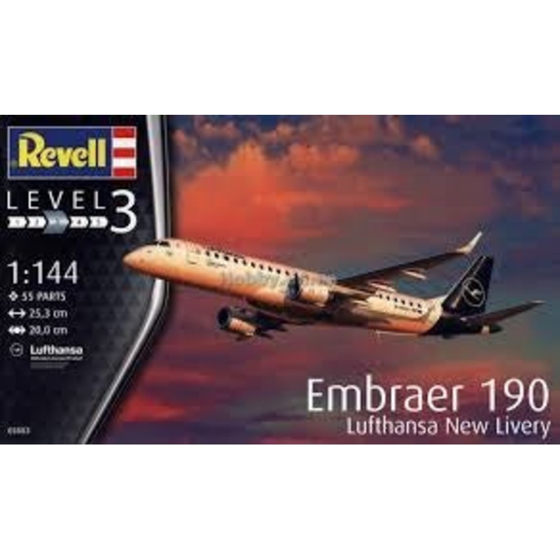 Revell 03883 1/144 EMBRAER 190 LUFTHANSA