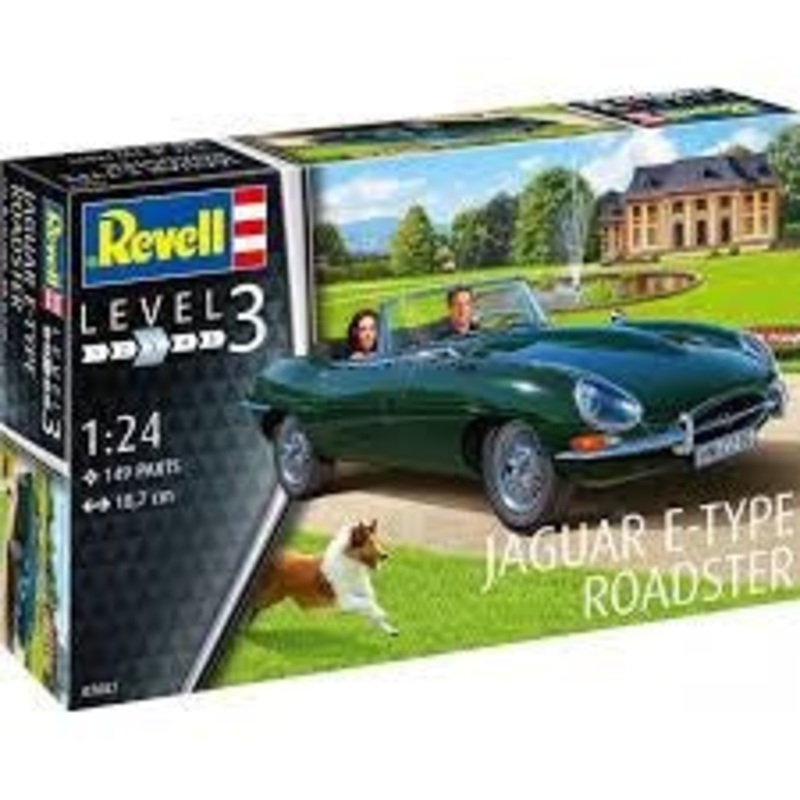 Revell 07687 1/24 E-TYPE JAGUAR ROADSTER
