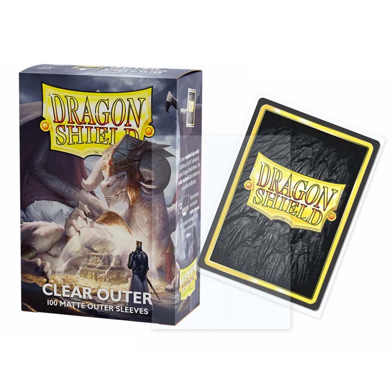 Dragon Shield AT-13002 Outer Sleeves Matte Clear Sleeves (100)
