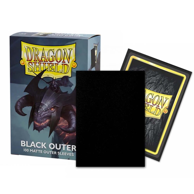 Dragon Shield AT-13003 Outer Sleeves Matte Black Sleeves (100)