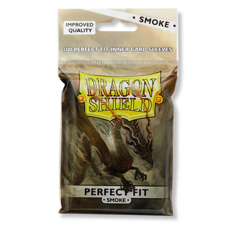 Dragon Shield AT-13023 Sleeves (100) Perfect Fit Smoke