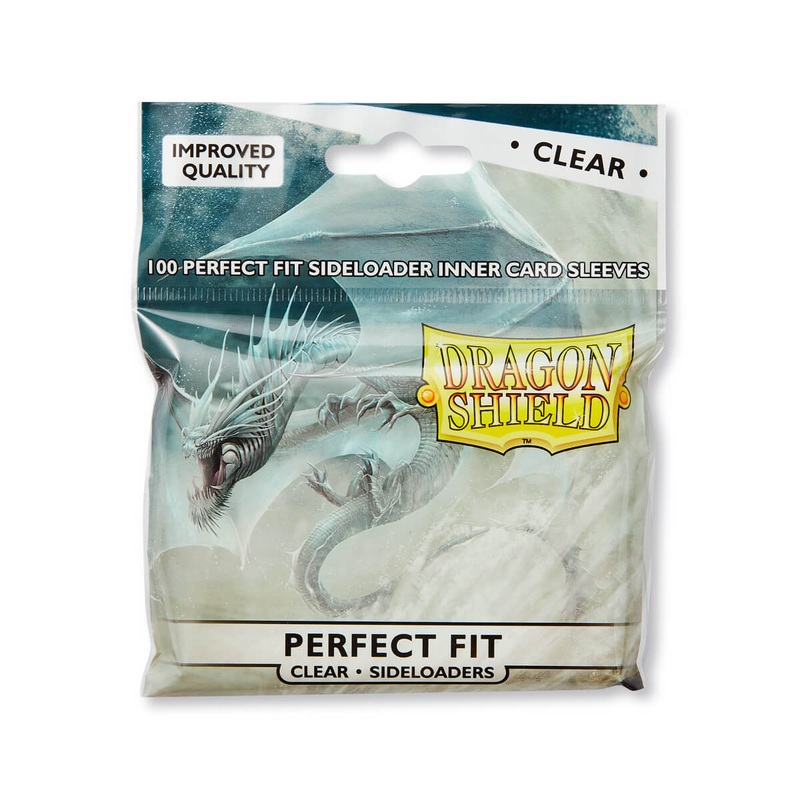 Dragon Shield AT-13101 Sleeves (100) Perfect Fit Sideload Clear