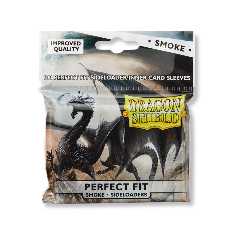 Dragon Shield AT-13123 Sleeves (100) Perfect Fit Sideloaders Smoke