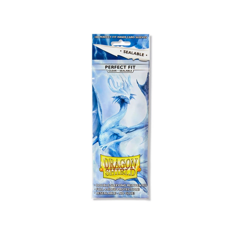 Dragon Shield AT-13201 Sleeves (100) Perfect Fit Sealable Clear