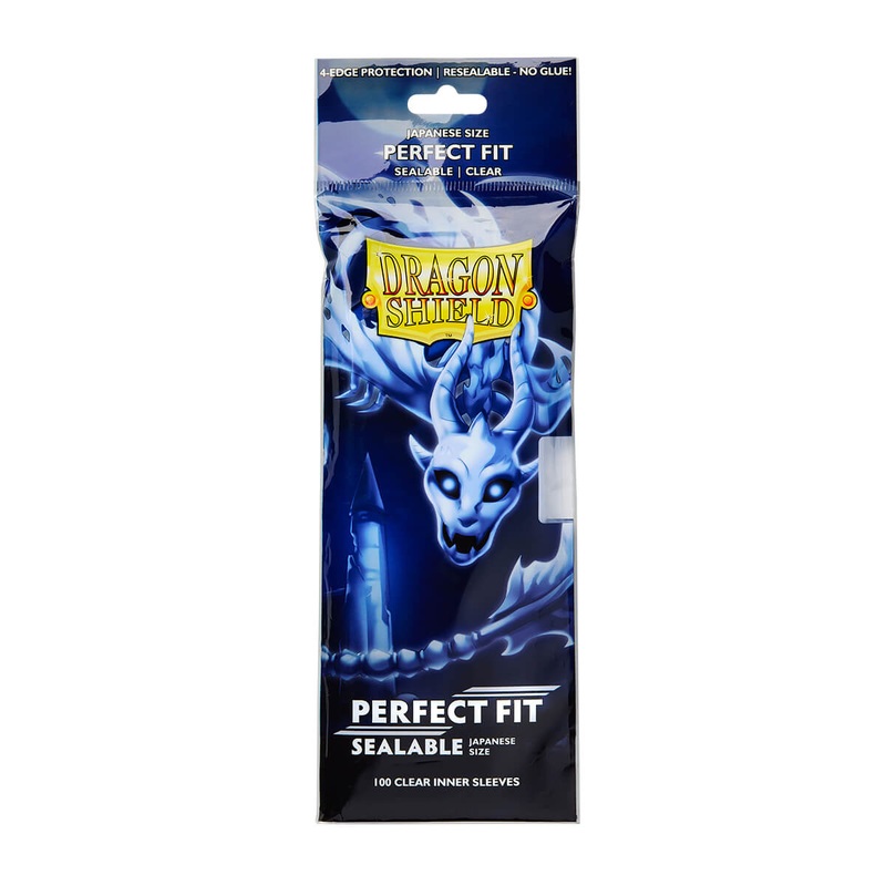 Dragon Shield AT-13251 Sleeves (100) JPN Perfect Fit Sealable Clear