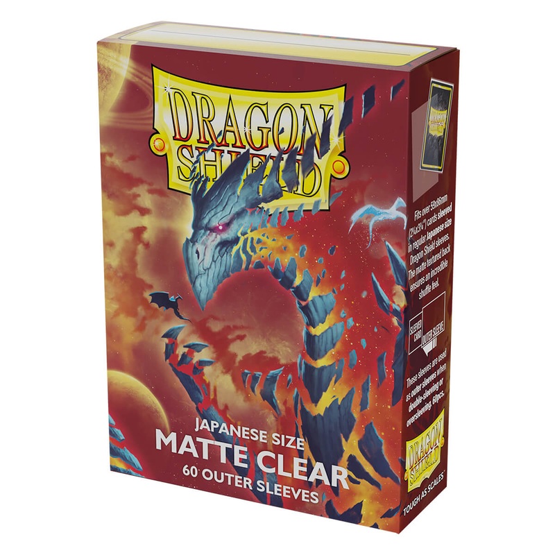 Dragon Shield AT-13352 Outer Sleeves (60) JPN Matte Clear