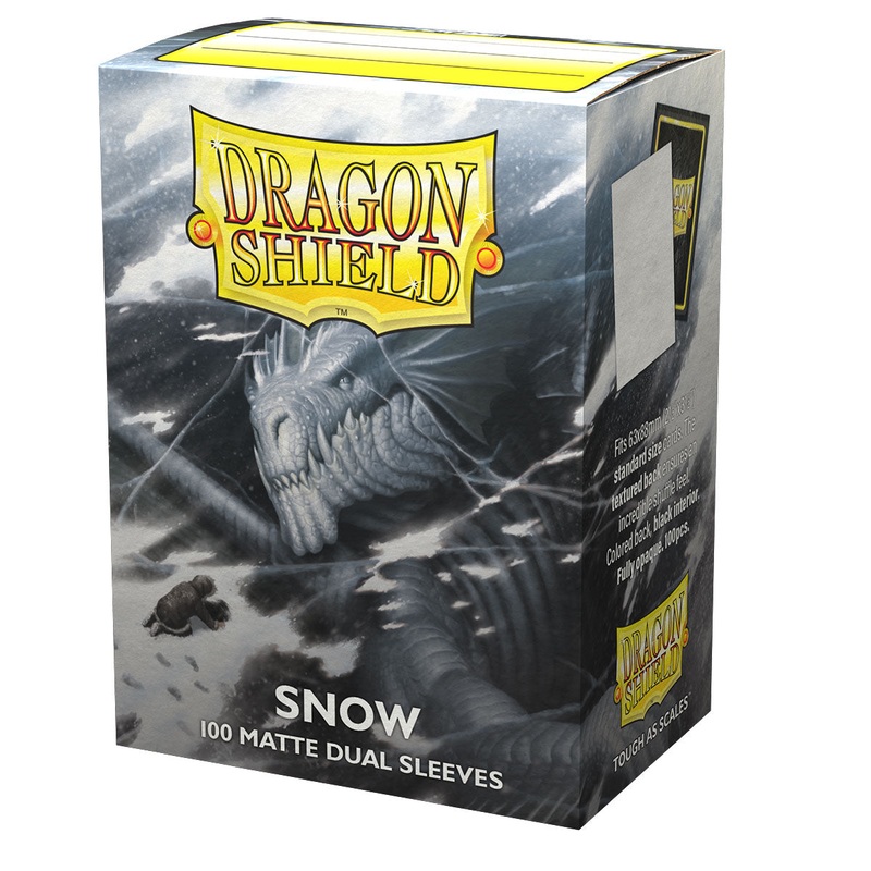 Dragon Shield AT-15005 Sleeves (100) Dual Snow Matte