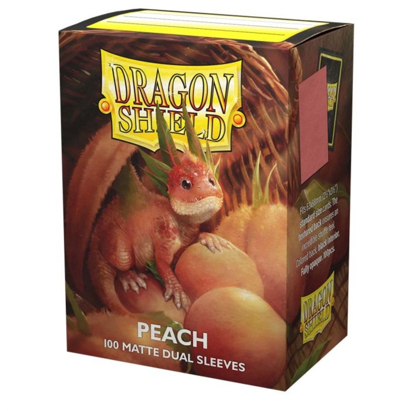 Dragon Shield AT-15053 Sleeves (100) Dual Matte Peach