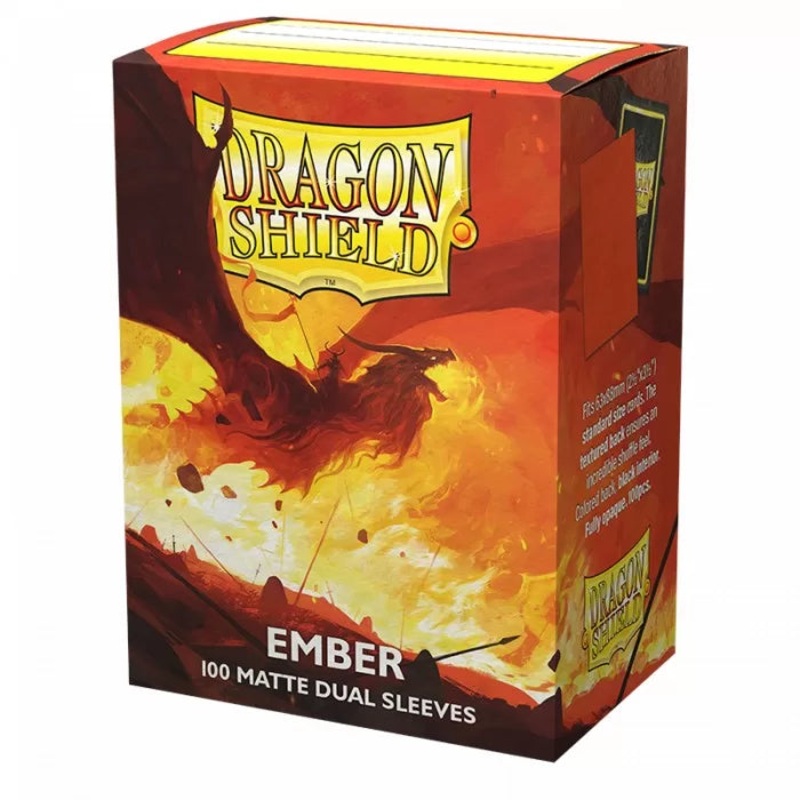 Dragon Shield AT-15054 Sleeves (100) Dual Matte Ember