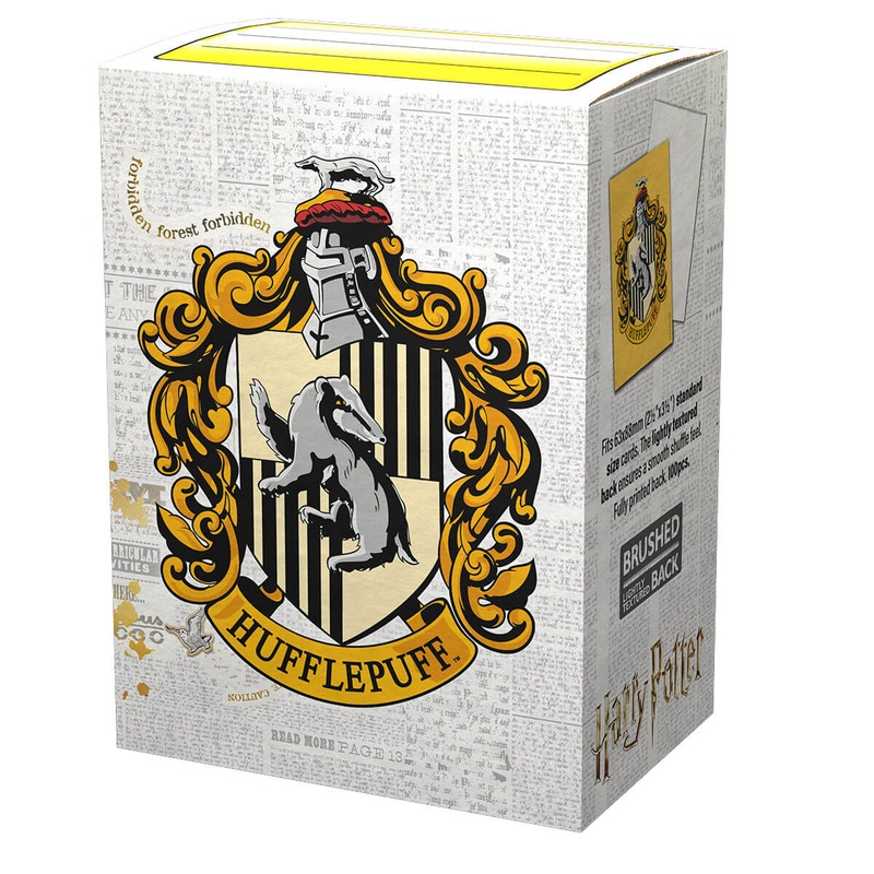 Dragon Shield AT-16027 Sleeves (100) Hufflepuff Brushed Art