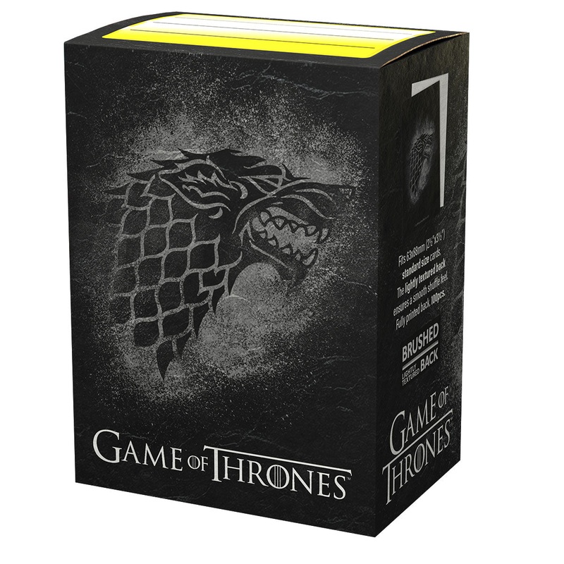 Dragon Shield AT-16029 Sleeves (100) GOT House Stark Brushed Art