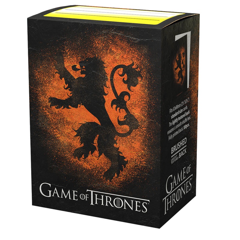 Dragon Shield AT-16030 Sleeves (100) GOT House Lannister Brushed Art