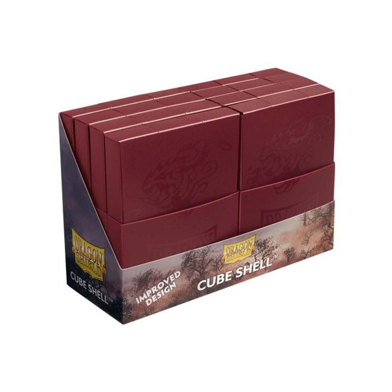 Dragon Shield AT-30550 Cube Shell Blood Red (8ct)