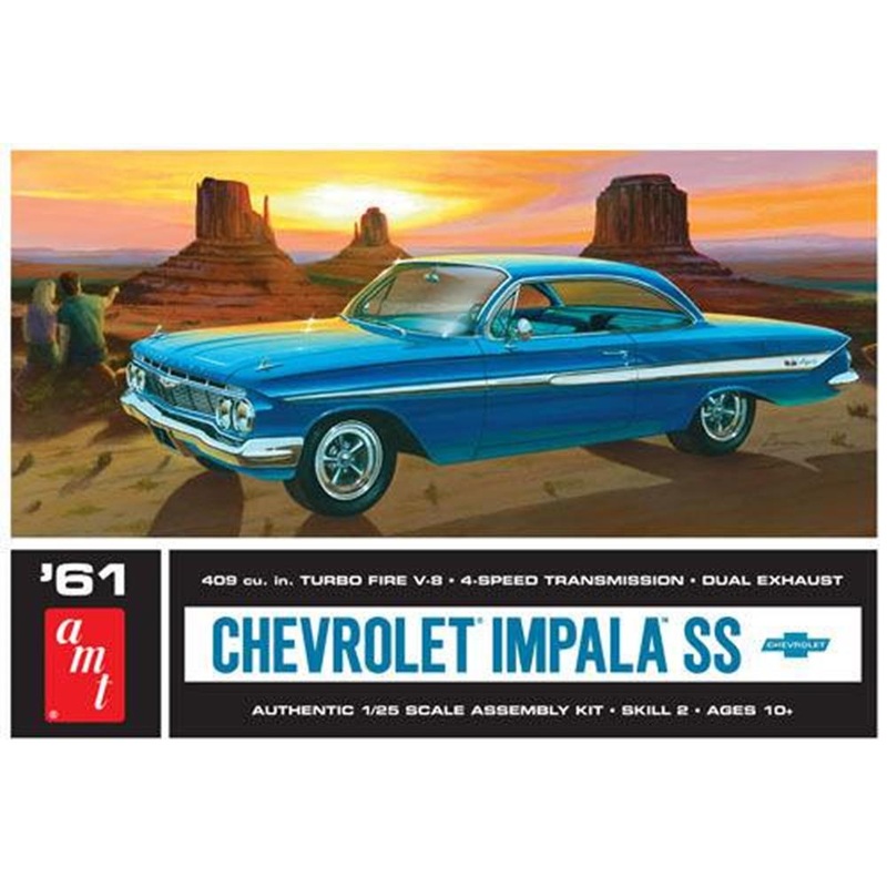 AMT 1013 1/25 1961 Chevy Impala SS