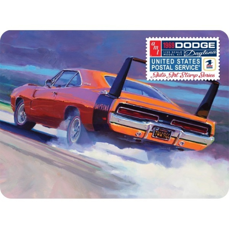 AMT 1232 1/25 1969 Dodge Charger Daytona – US Postal Service