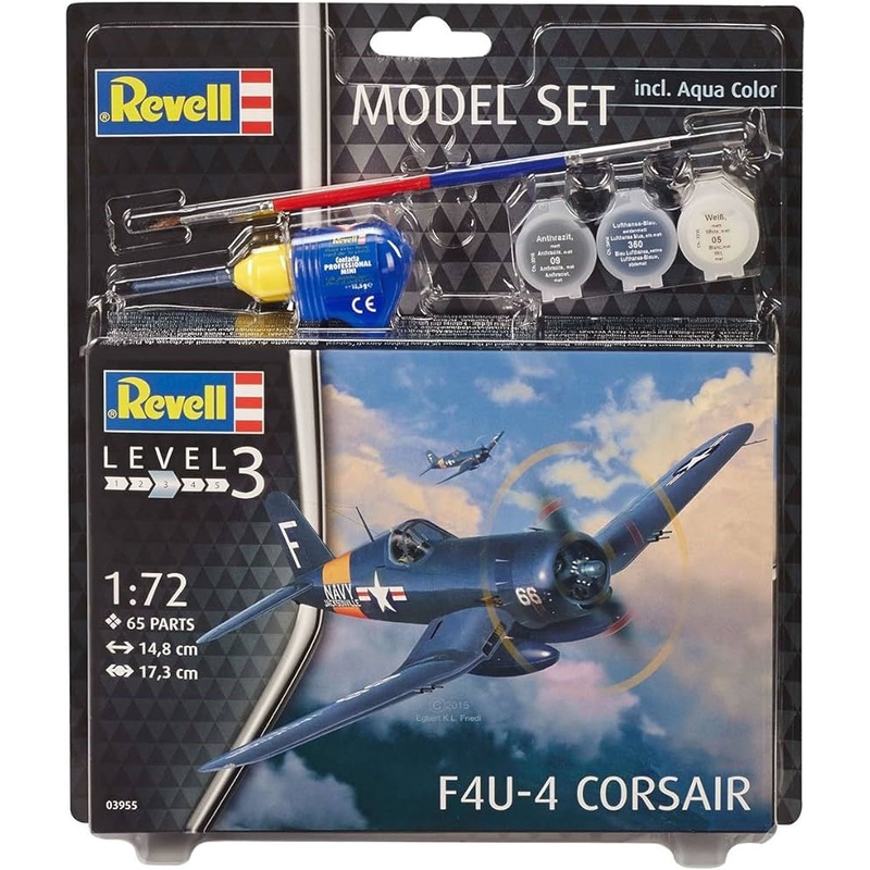 Revell 63955 1/72 F4U-4 CORSAIR W/PAINT&GLUE