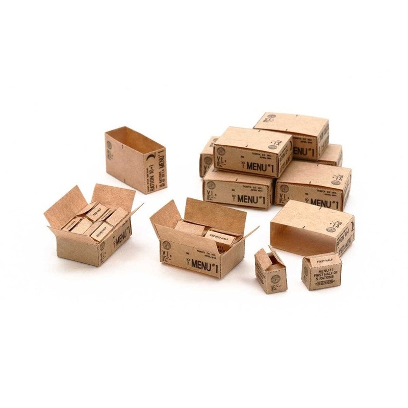 Tamiya 12689 1/35 10 IN 1 CARTONS WWII