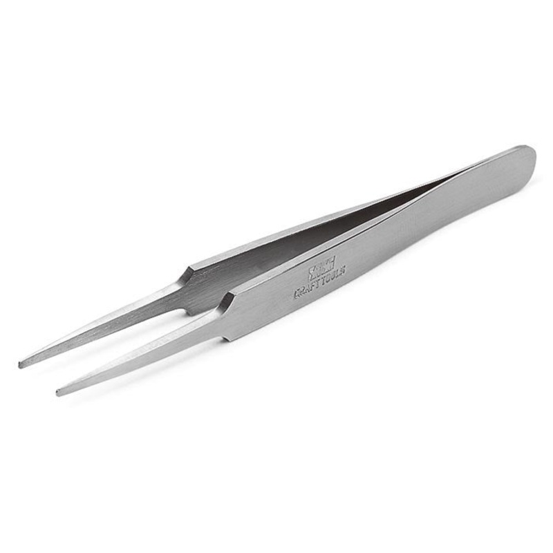 Tamiya 74109 HG STRAIGHT TWEEZER ROUND TIP