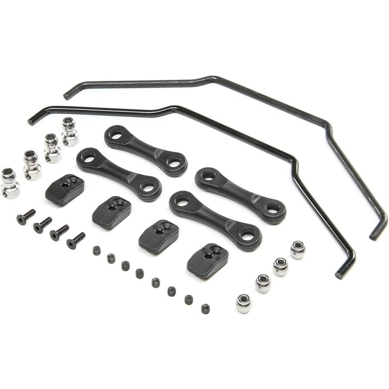 TLR LOSI LOS254065 Front & Rear Sway Bar Set: DBXL-E 2.0