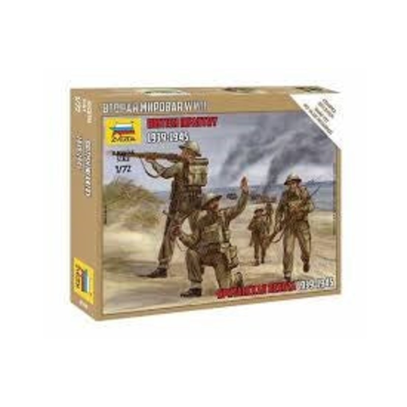 Zvezda 6166 1/72 BRITISH INFANTRY 1939-42