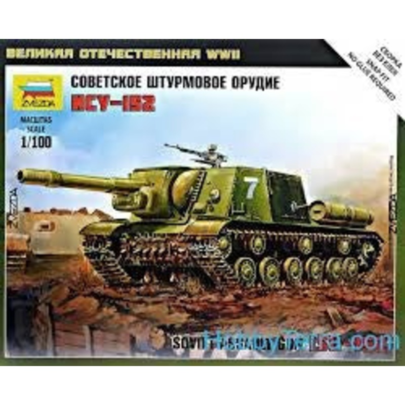 Zvezda 6207 1/100 SELF-PRP. GUN ISU-152