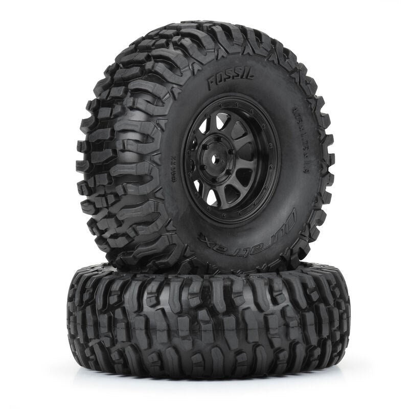 Duratrax DTX407710 1/10 Fossil Font/Rear 1.9 Crawler Tires MTD 12mm Black Kodiak (2)