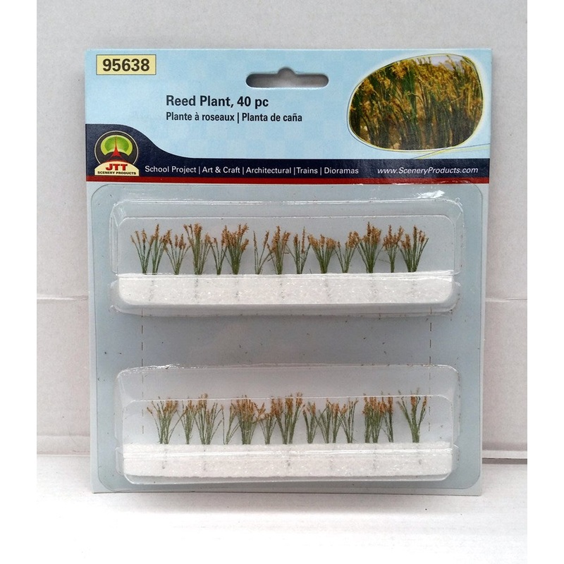 JTT Scenery 95638 HO Scale Reeds (40 Pack)