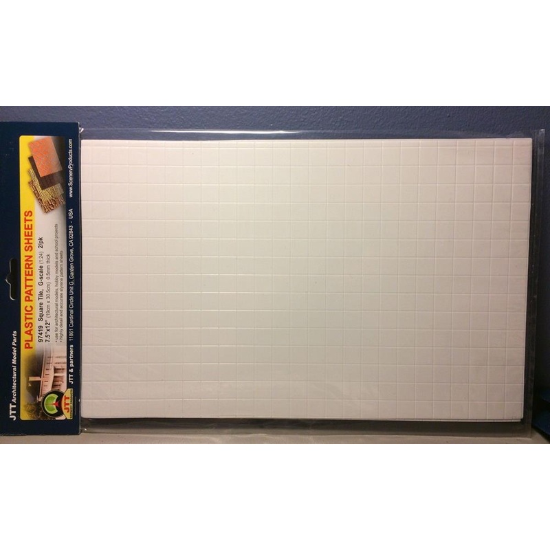 JTT Scenery 97419 G: Square Tile 1:24 (2)