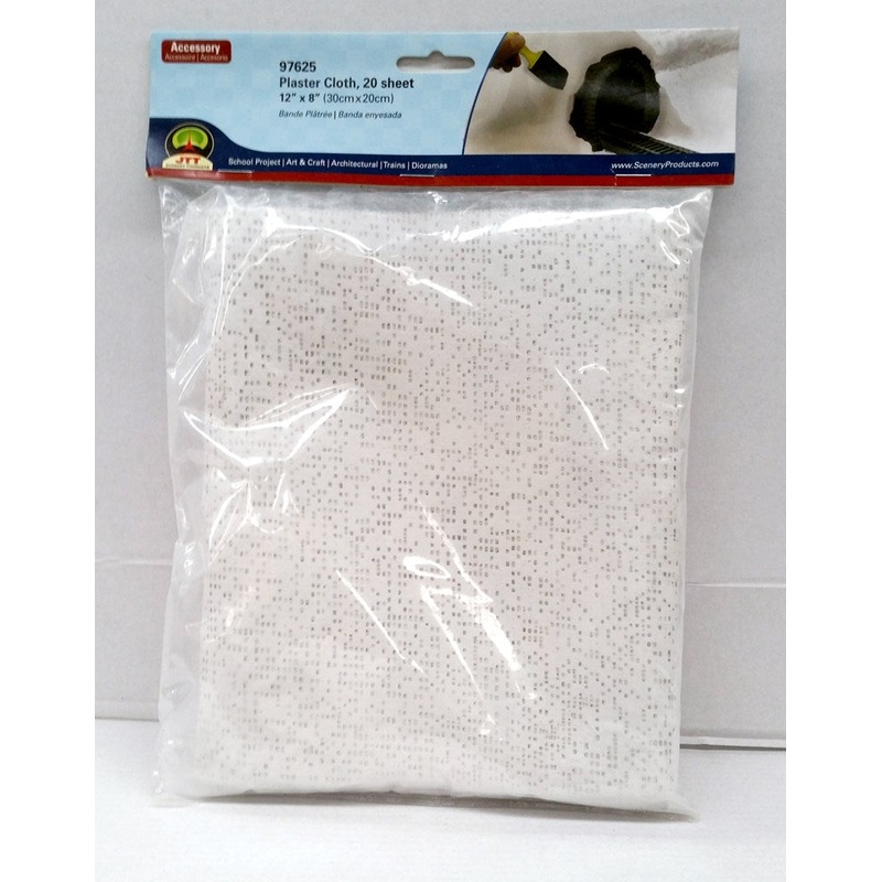JTT Scenery 97625 Plaster Cloth Sheet 30cm x 20cm (20 Pack)
