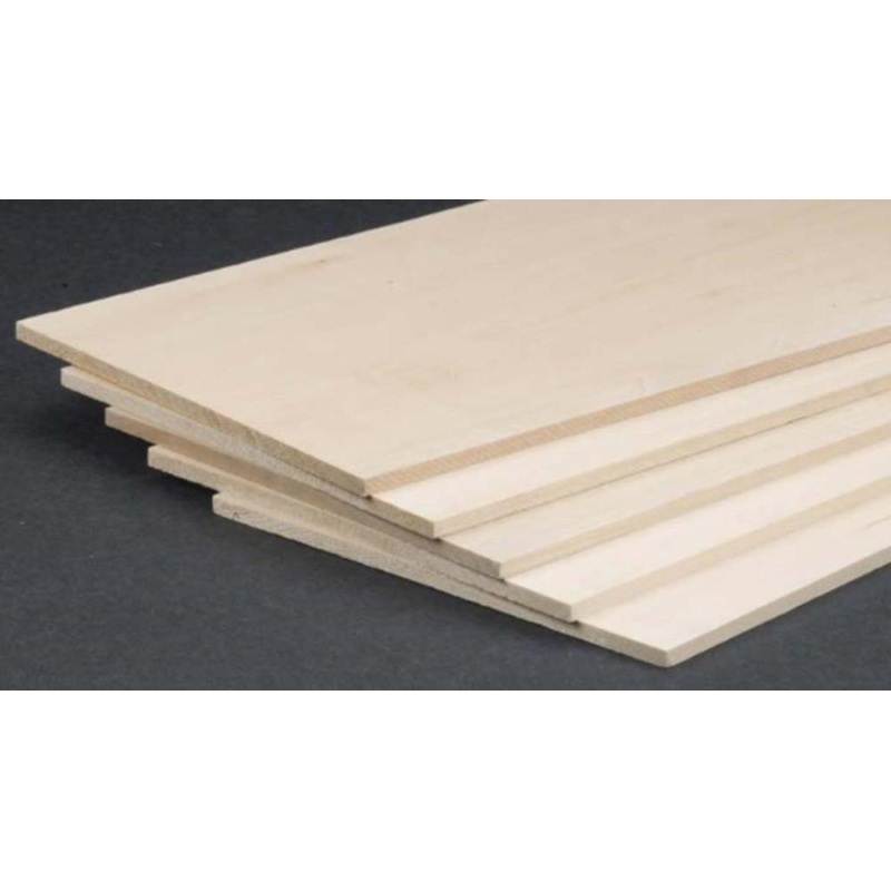 Midwest 4302 Basswood 1/16 x 3 x 24 (609.6 x 1.59 x 76.2mm) – 1 Sheet