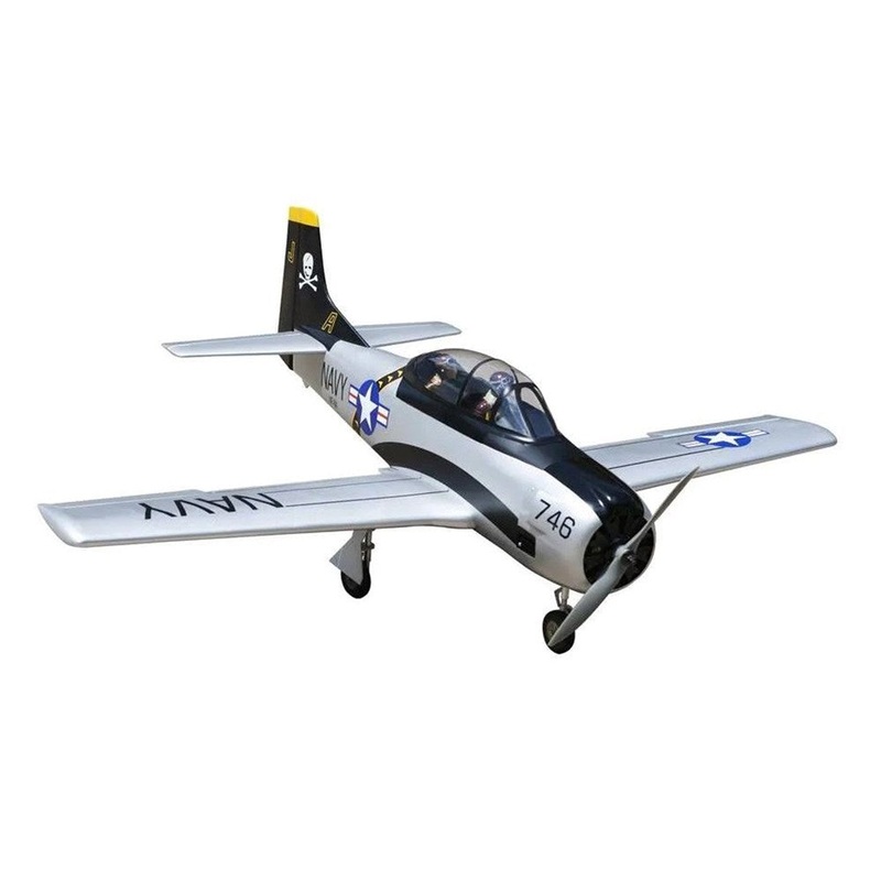 Seagull Models SEA258NGEAR North American T-28 Trojan 63wingspan 15cc included electric retract ER-120 84 Retracts and ER-120 100 Retract
