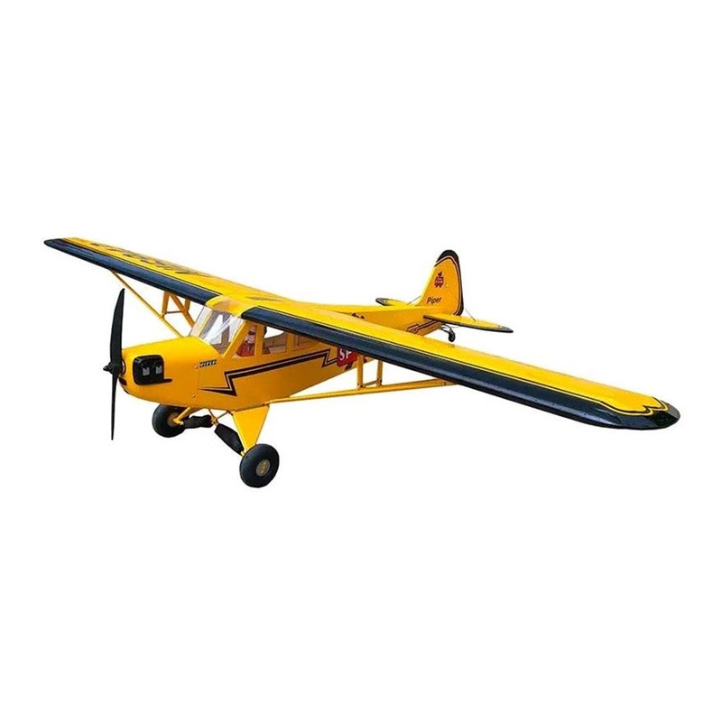 Seagull Models SEA74N Piper J-3 Cub 88.2wingspan size 20cc (scale U/C scale PU Air wheel) Yellow/Black