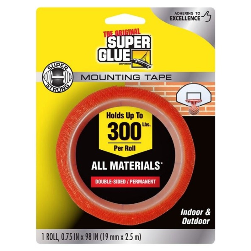 Super Glue 11710506 Super Strong Mounting Tape – 2.5m Roll