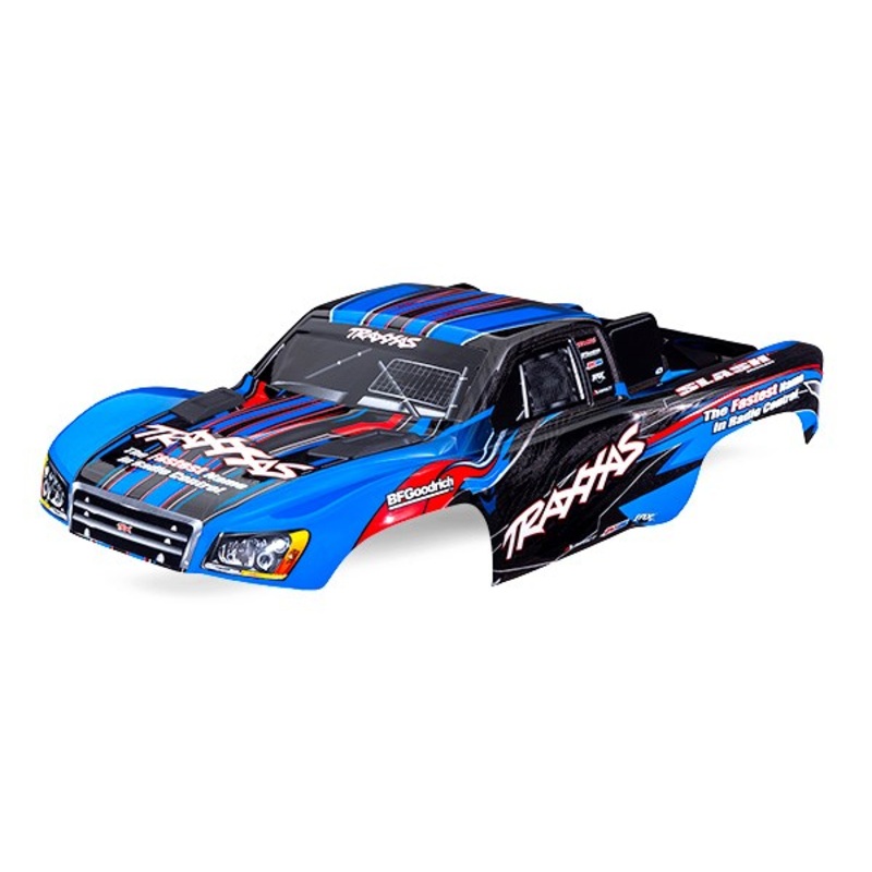 Traxxas 5924-BLUE BODY SLASH 2WD BLUE CLIPLESS