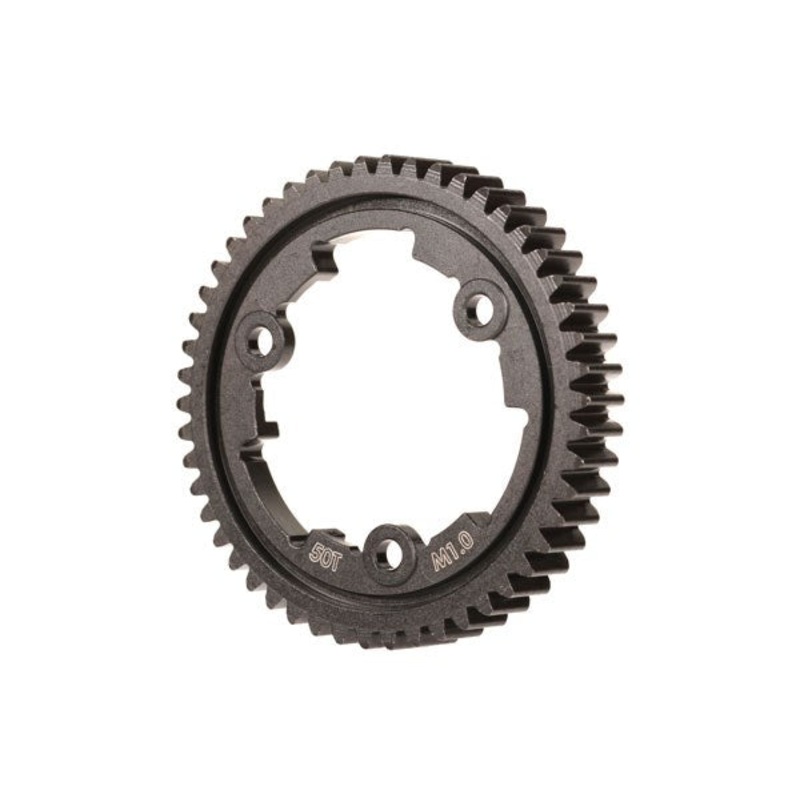 Traxxas 6443 Spur gear 50-tooth steel (wide face 1.0 metric pitch)