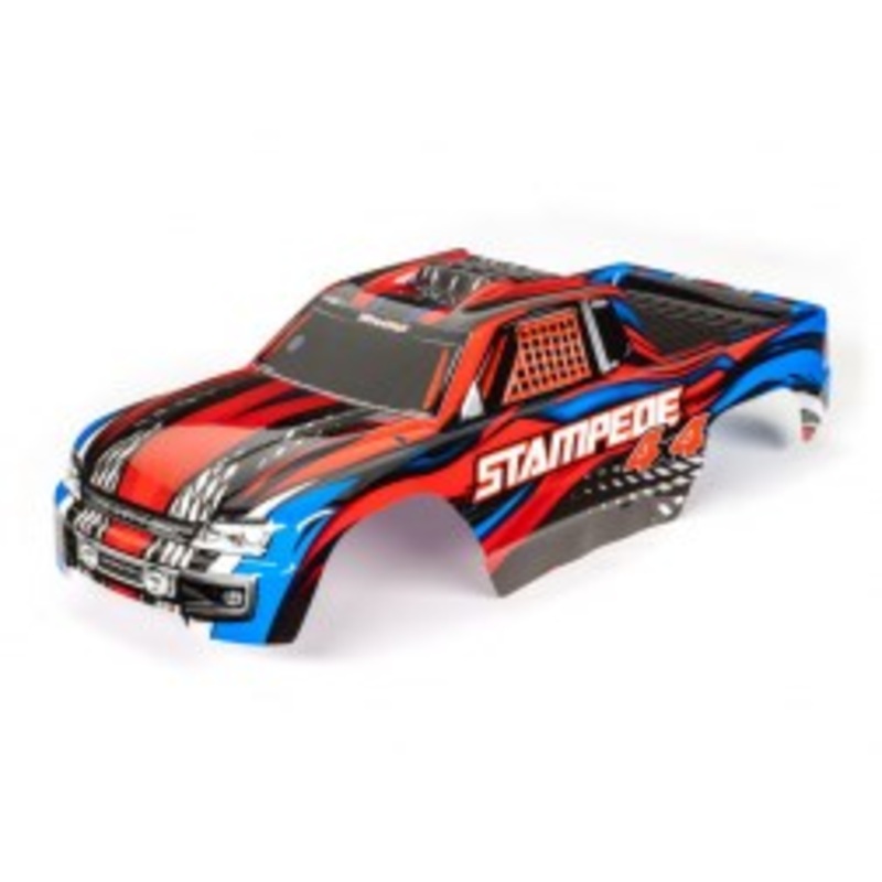 Traxxas 6729R STAMPEDE 4X4 BODY RED