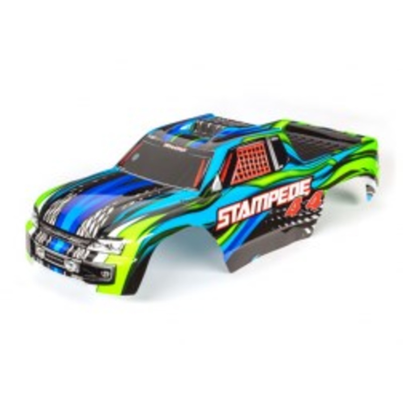 Traxxas 6729X STAMPEDE 4X4 BODY BLUE