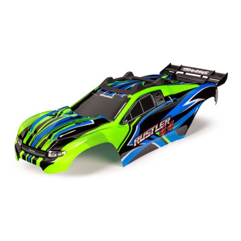 Traxxas 6734G RUSTLER 4X4 VXL BODY GRN