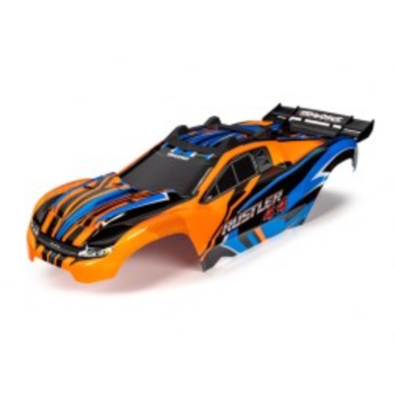 Traxxas 6734T RUSTLER 4X4 VXL BODY ORNG