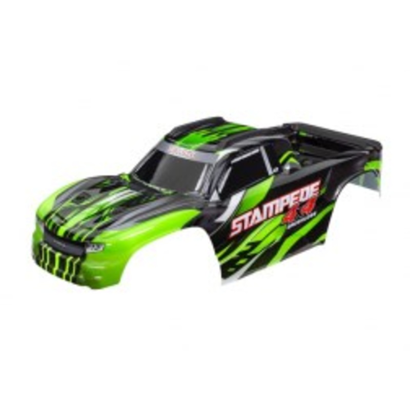 Traxxas 6762-GRN BODY STAMPEDE 4X4 BL GRN