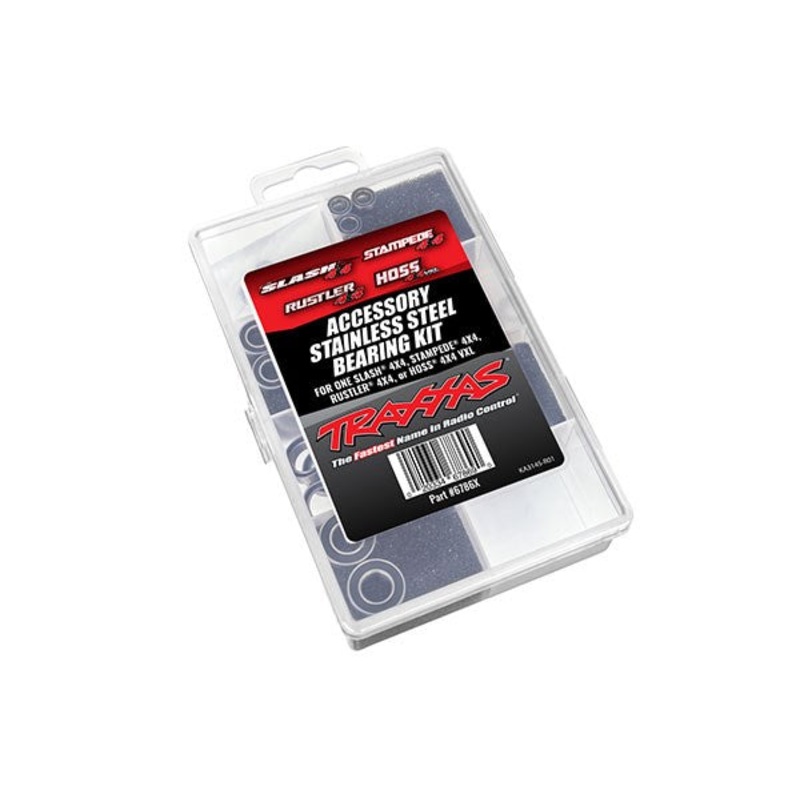 Traxxas 6786X BALL BEARING KIT STAINLESS 4X4 CMPLT