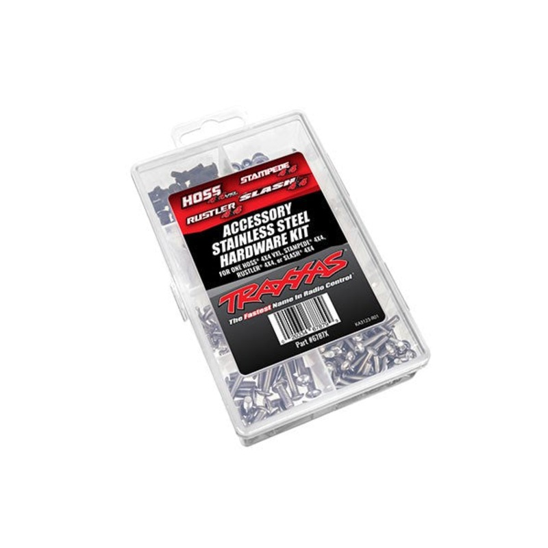 Traxxas 6787X HARDWARE KIT STAINLESS 4X4 CMPLT