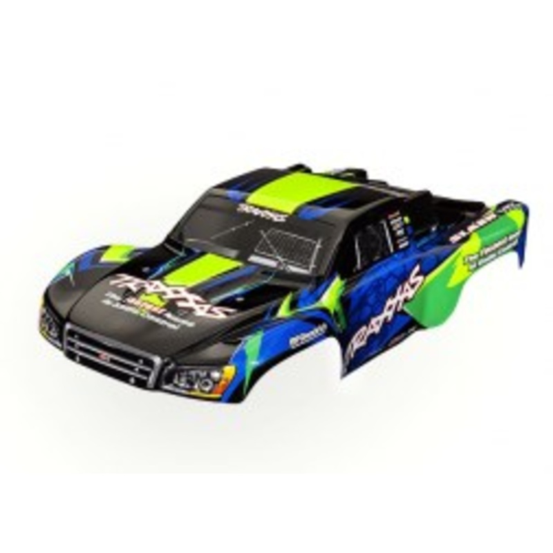 Traxxas 6812G SLASH VXL 2WD BODY GRN/BLK