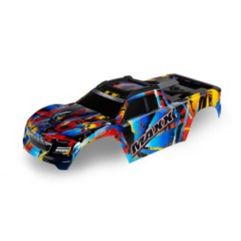 Traxxas 8931 Body Maxx Rock n’ Roll (painted decals applied)