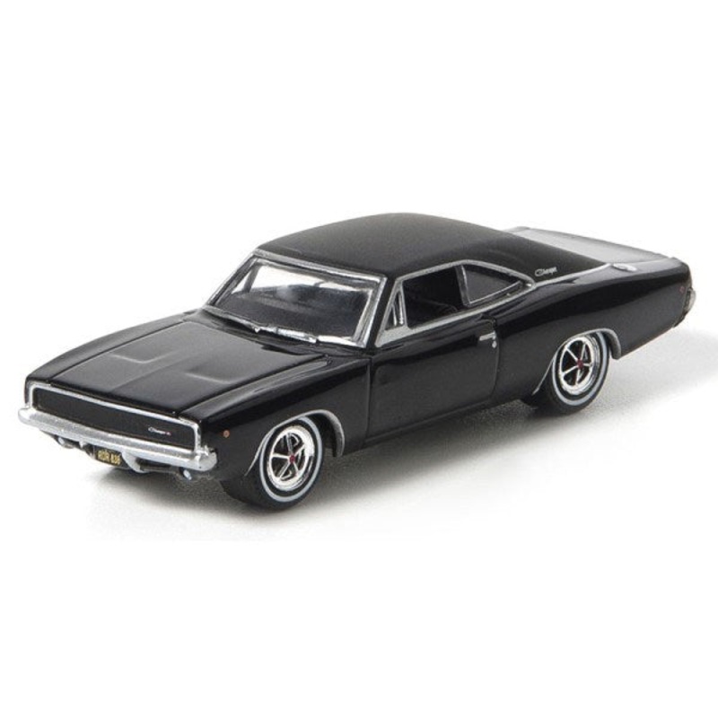 GreenLight 44724 1/64 1968 Dodge Charger R/T (Black)