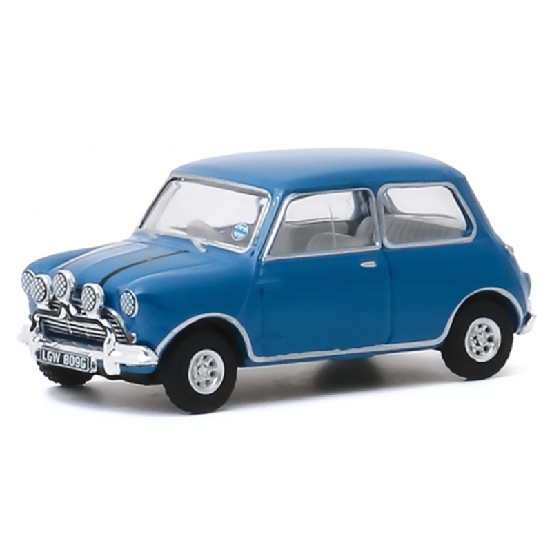 GreenLight 44880-A 1/64 1967 Austin Mini Cooper S 1275 Mk I – The Italian Job (Blue)