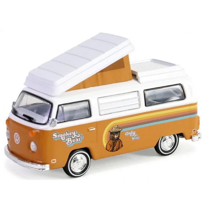 GreenLight GL-38060-C 1/64 1974 Volkswagen Type 2 T2 Westfalia Campmobile