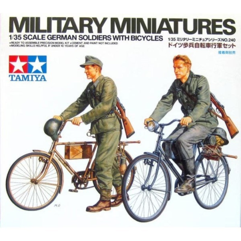 Tamiya 35240 1/35 German Soldiers with Bicycles